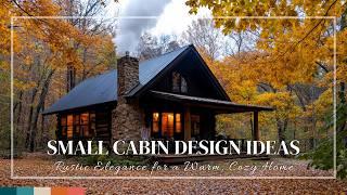 Small Cabin Design Ideas: Rustic Elegance for a Warm, Cozy Home You'll Never Want to Leave