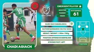 SCOUT STARS - CHADI AGIACH [OFFENSIVE MIDFIELDER] [RAC] - SEASON 2022/23 (HD)