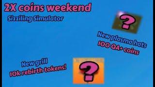 [ x2 COIN WEEKEND]  Sizzling Simulator  New Update New Grill New Hat Upgrade 