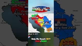 What if Yugoslavia was led by Croatia #europe #mapguide #geographythroughmaps #mapping #globalmapper
