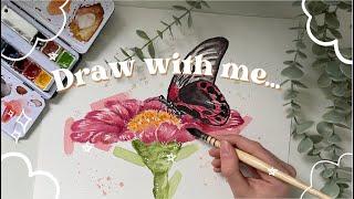 Frühlingshaftes Draw with me... ️/ ClaLu Creative