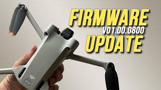 DJI Mini 3 Pro Firmware Update V01.00.0800 installieren so einfach geht die Aktualisierung