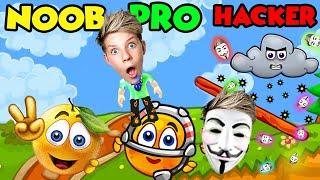 NOOB vs PRO vs HACKER In COVER ORANGE 2!? (ALL LEVELS!) Prezley