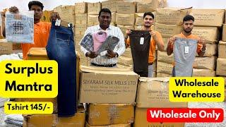 Surplus Mantra Wholesale Stock | 100% Original Clothes | Shirt 250, Jeans 399 |Wholesale Warehouse