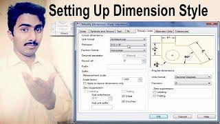 How To Set Dimension Style In AutoCAD - Set Dimensions in AutoCAD