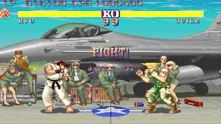 Street Fighter II The World Warrior (Hardest): RYU Gamegplay: 4K 60 FPS