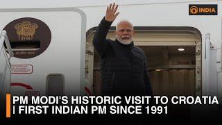 PM Modi's Historic Visit to Croatia | First Indian PM Since 1991
