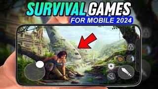 Top 5 New Open World Survival Games for Android 2024  New Open World games for Android 2024