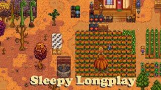 Stardew Valley 1.6 Longplay | Autumn Y1 | Getting Ready For Winter (No Commentary)