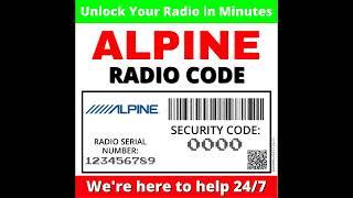 Radio Code Alpine Mercedes Cd Becker Audio Unlock Player Stereo Benz Cassette Key Bmw Chrysler #car