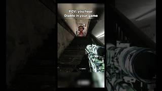 When you hear DIABLO in your Game  *Warzone Shorts* #funnycodclips #diablo #warzone #mw3 #funny