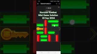 23 Sep 2024 Hamster Kombat Mini Game Solution | #shorts #minigame #minivlog #Mini_GAME KEY #HMSTR