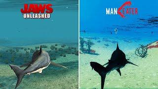 Jaws Unleashed vs Maneater Rampage Comparison