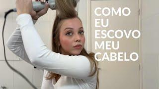 TUTORIAL - Como eu escovo o meu cabelo com a escova secadora