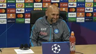 Conferenza stampa Spalletti  POST-PARTITA Napoli Eintracht 3-0  Champions League