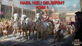 NASIL HIZLI GELİŞİRİM 1. ADIM BİRLİĞİN ÖNEMİ - Age Of Empires Mobile