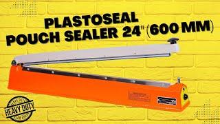 Plastic pouch sealing machine 600mm / 24 inch plastic sealer plastoseal