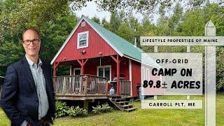 Off-Grid Camp on 89.8± Acres | Maine Real Estate