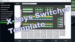 Installing X-keys Video Switcher Template in vMix