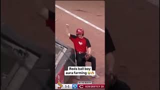 Reds’ Bat-boy was AURA-FARMING  #reds #elly #cincinnati #cincy #batboy