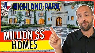 Luxury Homes In Highland Park Dallas Texas Tour 2022 | Best Neighborhoods In Dallas TX