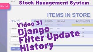 31 HOW TO FILTER STOCK HISTORY TABLE IN DJANGO - STOCK MANAGEMENT SYSTEM