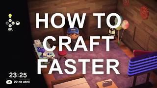 How to Craft Faster | Animal Crossing: New Horizons