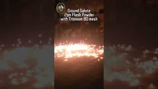 Ground Salute 2gm Flash Powder with 80 mesh Titanium     #diwali #pyro #fireworks