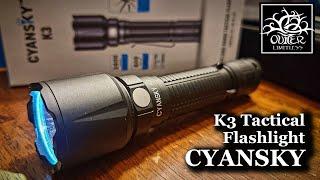 Cyansky K3 Tactical Flashlight: A New Brand For Me!