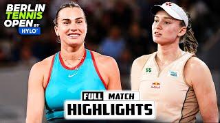 Aryna Sabalenka vs Elena Rybakina QF Highlights - Berlin 2025
