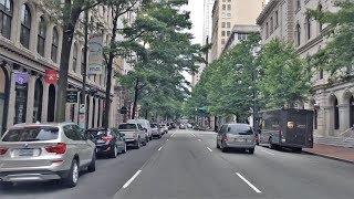 Driving Downtown - Richmond Main Street 4K - Virginia USA