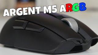 Thermaltake Argent M5 RGB Wireless 2 4ghz & Bluetooth Pixart 3335 16000 DPI Gaming Mouse