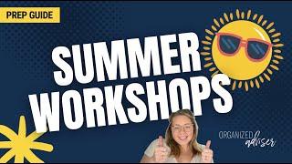 Yearbook Camp Prep + Adviser Summer Training | Organized Adviser