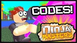 ALL ROBLOX NINJA MASTERS CODES ️ |  Roblox Ninja Masters Simulator