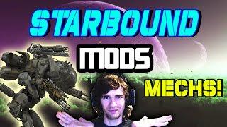 The Monday Mod Show - Mechs! - Starbound Mods ZZ Mech Modifications and XS Mechs Vehicle Edition