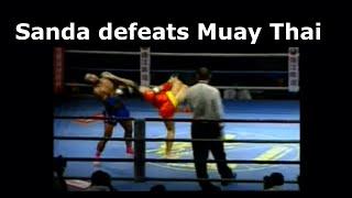 How To Defeat Muay Thai The Sanda Way