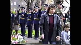 USSR Anthem Wreath Ceremony At Neuruppin In 9 May 1991