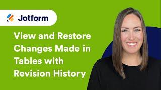 View and Restore Changes in Jotform Tables with Revision History