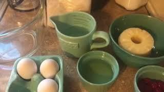 Volteado de piña a baño María