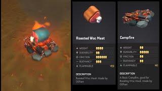 Scrap Mechanic Survival | Mod Update - Fant Mod 4.47 - Campfire and Rosted Woc Steak