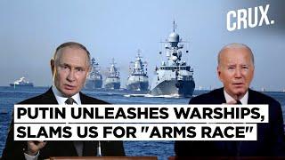 Russia, China Hold "Largest Naval Drill In 30 Years" With "400 Warships, 125 Planes & 90,000 Troops"