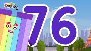 Numberblocks Magic Run 76 - Numberblocks 76 Adventure | Number Explore