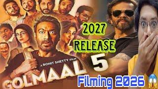 GOLMAAL 5 RELEASE DATE CONFIRMED 2027 | GOLMAAL 5 SHOOTING STARTS IN MARCH 2026 | FILMING UPDATE 