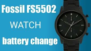 How to change Fossil FS5502 watch battary SR920SW #watchservicebd