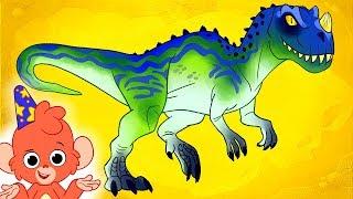 Erfahren Dinosaurier für Kinder | Dinosaurier-Name | Ceratosaurus Dinosaurier-Cartoons | Club Baboo