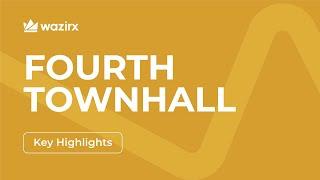 Key Highlights from Fourth Townhall | WazirX