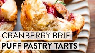 Cranberry Brie Puff Pastry Tarts | Sally's Baking Recipes