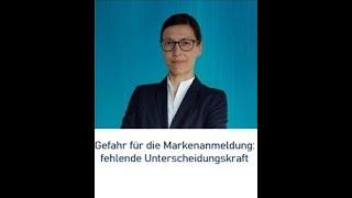 Gefahr für die Markenanmeldung fehlende Unterscheidungskraft