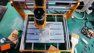 MECHBLOCK | 3018plus CNC router with 500w spindle cut Aluminum plate!!!