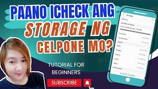 PAANO ICHECK ANG STORAGE NG CELLPHONE MO | TUTORIAL UPDATES 2024